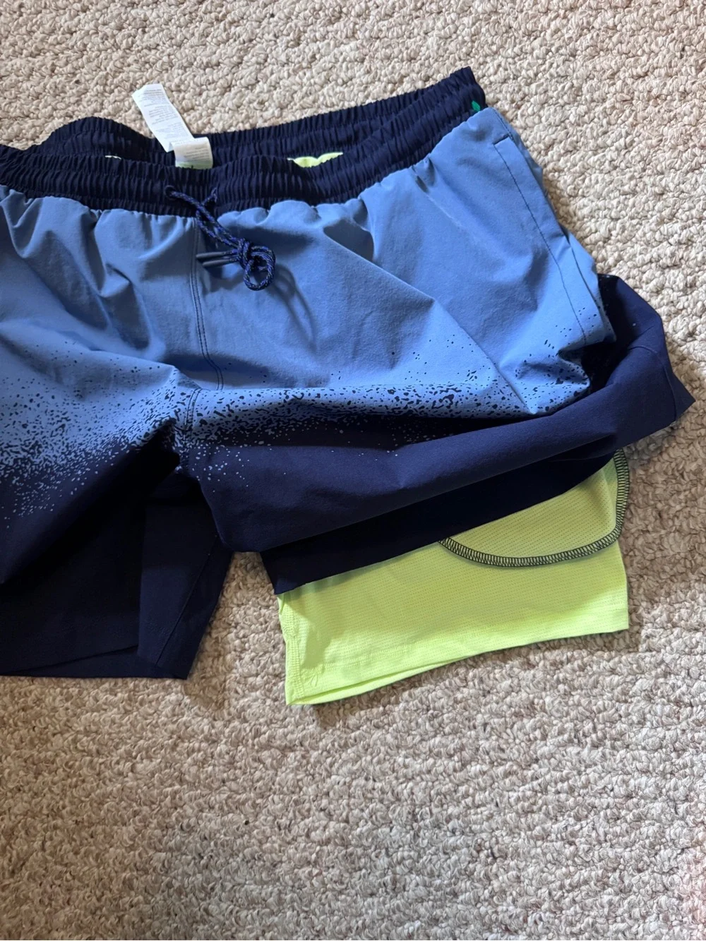 NWT Fabletics 7” Lined Swim Trunks
